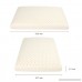 Bed Pillows for Sleeping Ergonomic-Low Loft Latex Pillow with Eye Mask-Dust Mite Resistant-Standard Soft by LEDIA - B076998V4M