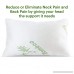 Best Bamboo Pillow for Neck Pain| Side Back or Stomach Sleepers| Shredded Memory Foam Stay Cool Hypoallergenic Anti Snoring| Correct Support Reduces or Eliminates Pain| Standard Size - B06Y129559