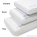 Classic Brands Cool Sleep Ventilated Gel Memory Foam Gusseted Pillow with Performance Cool Pass Cover King - B00PLM47OW