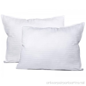 Dormire 2 Pack Of Queen Sized Super Plush Gel-Fiber Filled Pillows - B01MQY4XMH