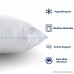 downluxe Set of 2 Hypoallergenic Down Alternative bed pillows - Hotel Collection Plush Pillow Firm Density Standard Size 20x26 - B077NV3Y7T