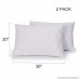 downluxe Set of 2 Quilted Down and Feather Pillows for sleeping (King 20x36) 100% Cotton Cover with ULTRA FRESH Treatment Dust Mite Resistant & Hypoallergenic - Suprior Quality Bed Pillows by - B06WVCXRSF