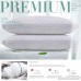 GT ROAD Silk Cotton Bed Pillow Dust and Mite Repellent Velvet Feather Filler with Diamond Stitch Patterns Bed Pillows for Sleeping Queen - B075PRVL2Z