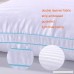 Homelike Moment White Goose Down Pillow Queen Feather Pillows Bed Pillow for Sleeping Standard Queen Size Pillows Set of 2 Gusseted - B074MZB99Z