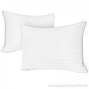 Italian Luxury Plush Gel Pillows (2-Pack) - Premium Quality Luxury 1200 Series Hotel Collection - 30 Oz Fill - Queen - B073XWPMW1