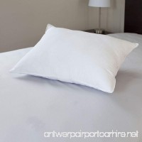Lavish Home 100-Percent Cotton Feather Down Pillow  Standard - B00KU2DO0G