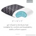 MALOUF Z Shredded Gel-Infused Memory Foam Pillow by with Soft Rayon from Bamboo Cover - Travel Size - B00V3RFX92