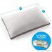 Noffa Shredded Memory Foam Pillow Neck Support Pain Relief Pillow with Washable Pillow Case Adjustable Bed pillow for Back and Side Sleeper Queen Size - B07CQB2662