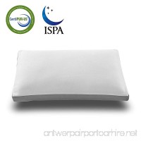 Noffa Shredded Memory Foam Pillow Neck Support Pain Relief Pillow with Washable Pillow Case   Adjustable Bed pillow for Back and Side Sleeper  Queen Size - B07CQB2662