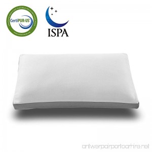 Noffa Shredded Memory Foam Pillow Neck Support Pain Relief Pillow with Washable Pillow Case Adjustable Bed pillow for Back and Side Sleeper Queen Size - B07CQB2662