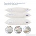 Sweetnight Bamboo Bed Pillows for Sleeping - Adjustable Loft Gel Shredded Memory Foam Pillow with Removable Case for Neck Pain Relief Side Back Stomach Sleeper CertiPUR-US & Hypoallergenic King - B07DHM9LDH