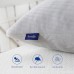 Sweetnight Bamboo Bed Pillows for Sleeping - Adjustable Loft Gel Shredded Memory Foam Pillow with Removable Case for Neck Pain Relief Side Back Stomach Sleeper CertiPUR-US & Hypoallergenic King - B07DHM9LDH