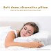 The Duck And Goose Co Adjustable Layer Pillow Luxury Quilted Zipper Pillowcase Custom Fit your Perfect with 1-year Warranty by Queen Size - B076H36P66