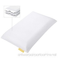 UTTU Sandwich Pillow  Adjustable Dynamic Memory Foam Pillow  Bamboo Pillow for Sleeping  Neck Pain Pillow for Back  Stomach  Side Sleepers  Hypoallergenic Cooling Bed Pillow  CertiPUR-US - Queen Size - B07D3Q5CQT