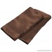 2-Piece Silky Satin Pillowcases Standard/Queen Size 20 X 30 - Coffee - B071X1P84X