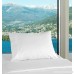 American Pillowcase Pillow Case Set 100% Percale Egyptian Cotton 400 Thread Count Standard Size White 2 Pack - B0756NG5Y3