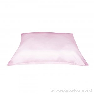 Betty Dain Satin Pillowcase with Zipper Standard Pink - B01M3S1XPV