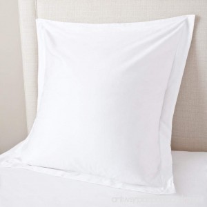 Euro/European Size Super Soft White 400 Thread Count Egyptian Cotton Euro Size 26'' x 26'' Pair Of Pillow Sham Only Sold By Online expert Cases - B01DUEP1M4