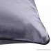 JINSANTA Natural Mulberry Silk Pillowcase for Hair and Skin Queen Size Hypoallergenic Anti-Mites Silk Pillow Protectors with Side Hidden Zipper(Queen 20x30 Dark Gray) - B07BK24HZH