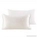 LilySilk 100 Pure Mulberry Silk Pillowcase for Hair with Cotton Underside Hidden Zipper Closure Charmeuse Hypoallergenic Standard/Queen 20x30 Inch(50x75cm) White 1pc 19 Momme Gift Box - B00VUDO2Y6
