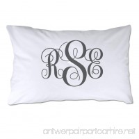 Monogram Pillowcase - B017ARAZQ4