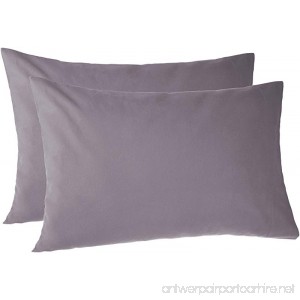 Pinzon 170 Gram Flannel Pillowcases - Standard Graphite - B06XP94KZ3