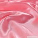 Vonty Two-Pack Luxury Classic Silky Satin Pillowcases for Hair and Facial Beauty Standard Size 20x 26 Pink with Envelope Closure - B07DXNX7T6