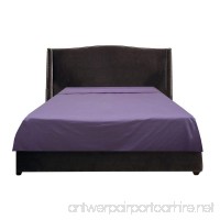 ANVIK 700 Thread Count Egyptian Cotton 1 PCs FLAT SHEET Queen (90" x 102" inches) Lavender Solid - B07DHT54JT