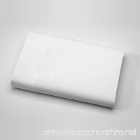 Cal-King 400Tc Super Soft Flat Sheet One Pcs 100% Egyptian Cotton White Solid - B00GQH26PI