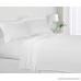 Cathay Home Hospitality Luxury Soft Flat Sheet of 100-Percent Microfiber Construction King Size White Color - B008EHUQ78