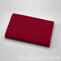 VGI Linen Best Selling ( 1-Piece ) Flat Sheet on Amazon - Luxurious Burgundy Color Soft Egyptian Cotton 550 Thread Count Solid Pattern Flat Sheet Perfect Fit King Size ( 102 x 108 ) - B078VW9DSB