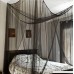Bedroom Decor Corner Post Bed Canopy King Size 4 Mosquito Net Full Queen Netting Black Bedding - B01KDR43WK