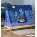 Children's Twin-Sized Forest A-Frame Bed Tent Canopy Approx. 74 L x 54 H x 35.5 W - B07771F8TG