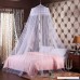 Cozyholy Luxury Mosquito Net for King/Queen/Single Bed Lace Dome Sleeping Bedding Net Curtains (white) - B07D3NNJRX