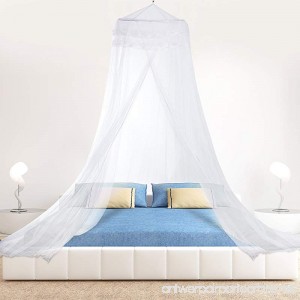 HIG mosquito net Bed Canopy - Lace Dome Netting Bedding - B01DVV5OSC