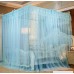 Mengersi Princess Four Corner Post Bed Canopy Mosquito Net (Queen Sky Blue) - B07BLVN8XG