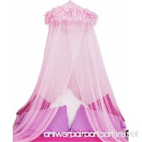 Mombasa Feather Boa Mosquito Net Twin and Full Bed Canopy  Pink - B00N6EHCIU