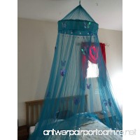 OctoRose Butterfly Bed Canopy Mosquito NET Crib Twin Full Queen King (Teal Blue) - B00YNJ2048