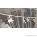 OctoRose DIY 3.75 yard Star Lace enclosed White Hoop Bed Canopy Mosquito Net Fit Crib Twin Full Queen King - B004RUJ98I