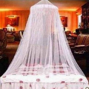 Ouken Elegant Lace Bed Canopy Mosquito Net White by - B07F8RV69P