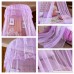 Princess Mosquito Net Netting Bedroom Ceiling Dome Hanging Round Lace Bed Canopy for Crib Twin Full Queen Bed (Purple) - B07C3L3B3X