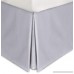 Bed-Bucket Silver Gray Queen Size 60x80 Inch Split Corner Bed Skirt 16 Inch Drop Length Luxurious Hotel Collection 400Thread Count 100% Natural Cotton Hypoallergenic Decorative Solid (Queen Silver) - B07FKQQFV5