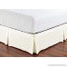Ben & Jonah Easywrap Ivory Elastic Tailored Bed Skirt with 16 Drop-Queen - B07BB5GB2B