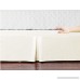 Ben & Jonah Easywrap Ivory Elastic Tailored Bed Skirt with 16 Drop-Queen - B07BB5GB2B
