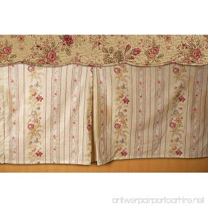Greenland Home Antique Rose Bed Skirt Queen - B00L441ZIC