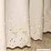Harmony Lane Eyelet Ruffled Bed Skirt - 18'' Drop Twin XL Bone Dust Ruffle with Platform (Available in all Sizes) - B0023S8A68