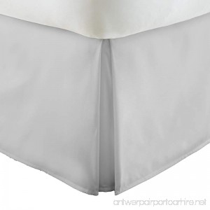 ienjoy Home Ieh-Bedskirt-Twinxl Pleated Bed Skirt Twin XL Lgray - B079G3JDMH