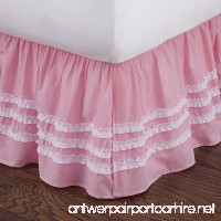 Levtex home Ruched Bed Skirt  Twin  Pink - B00L2MCZ30