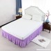 PiccoCasa Brushed Polyester Bed Skirt Wrap Around Three Fabric Sides Elastic Dust Ruffle - with 15 Inch Drop Light Purple Full Size(75-Inch-by-54-Inch) - B07FTH7NQM