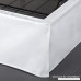 SmartBase Easy On / Easy Off Bed Skirt for 18 Inch Premium SmartBase Mattress Foundation Queen White - B06XJ81PK2